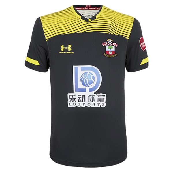 Camiseta Southampton Replica Segunda Ropa 2019/20 Negro Amarillo